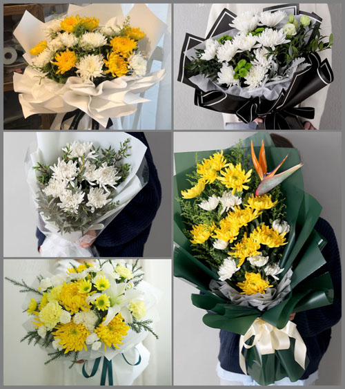 广东江门市鹤山市雅瑶镇-白事花束代送
